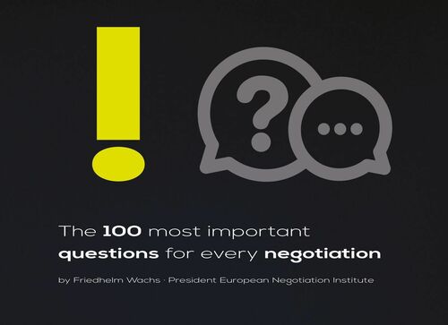 The 100 most important questions for every negotiation