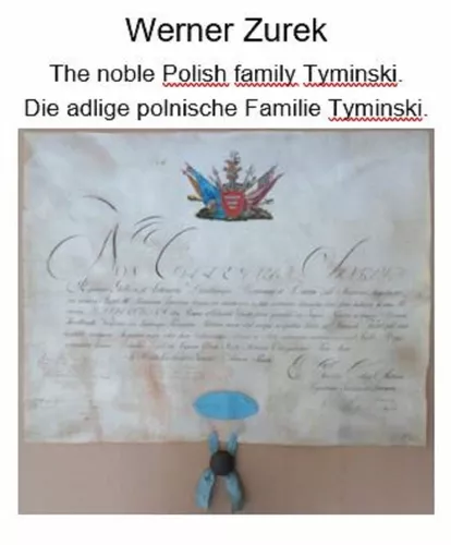 The noble Polish family Tyminski. Die adlige polnische Familie Tyminski.