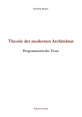 Theorie der modernen Architektur