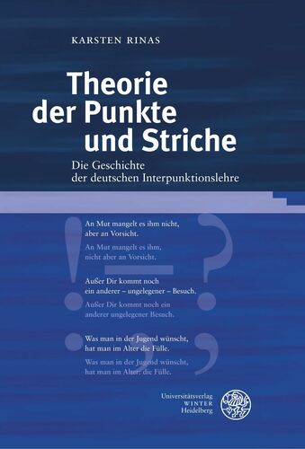 Theorie der Punkte und Striche