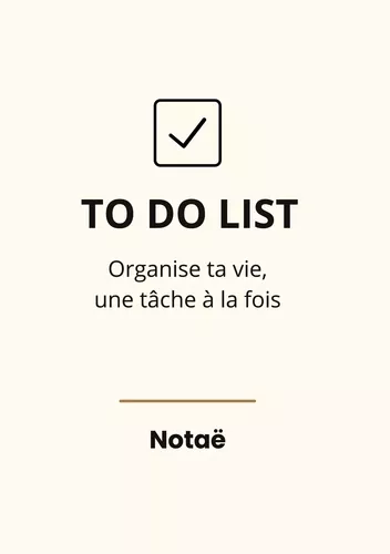 To do list