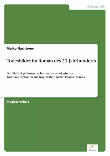 Todesbilder im Roman des 20. Jahrhunderts