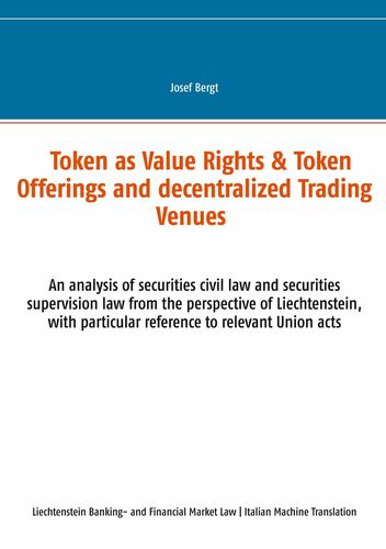 Token come Diritti di Valore & Offerte a Token e Centri Commerciali Decentralizzati