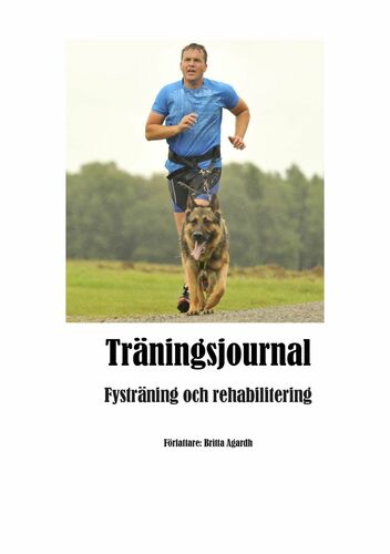 Träningsjournal för hund