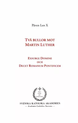 Två bullor mot Martin Luther