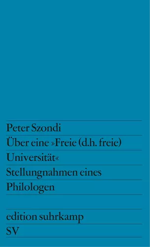 Über eine »Freie (d.h. freie) Universität«