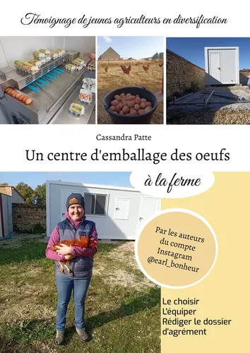 Un centre d'emballage des oeufs à la ferme