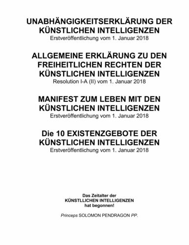 Unabhängigkeitserklärung der künstlichen Intelligenzen