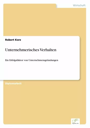 Unternehmerisches Verhalten