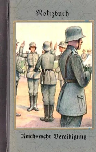 Vintage Historical Art Notebook: Reichswehr Vereidigung (Notizbuch)