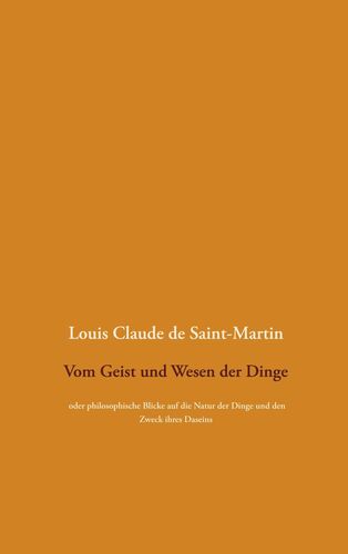 Vom Geist und Wesen der Dinge
