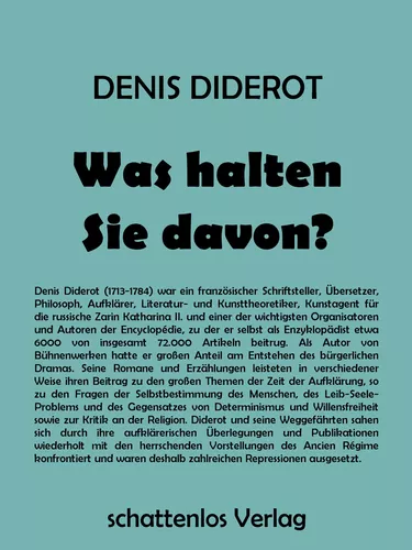 Was halten Sie davon?