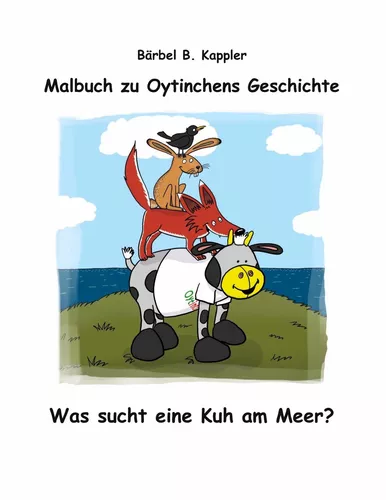 Was sucht eine Kuh am Meer - Malbuch