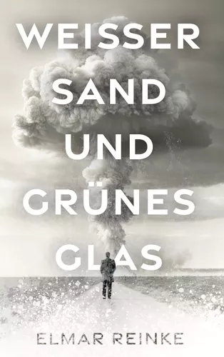 Weißer Sand und grünes Glas