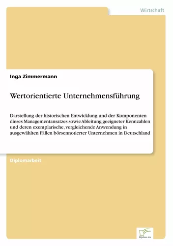Wertorientierte Unternehmensführung