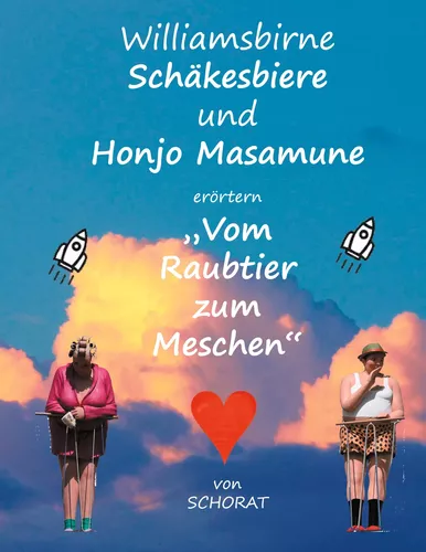 Williamsbirne Schäkesbiere und Honjo Masamune erörtern "Vom Raubtier zum Meschen"