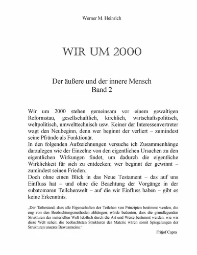 Wir um 2000 -  Band 2