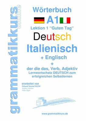 Wörterbuch Deutsch - Italienisch - Englisch  Niveau A1