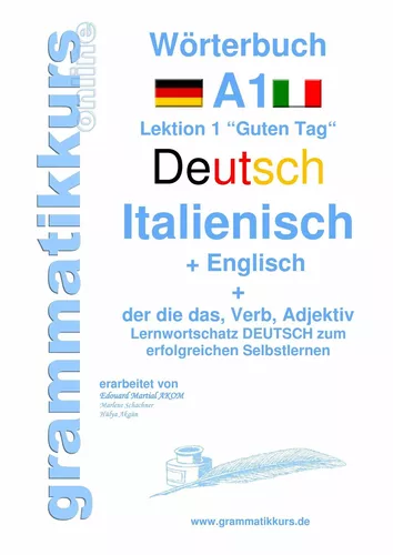 Wörterbuch Deutsch - Italienisch - Englisch  Niveau A1