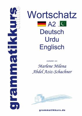 Wörterbuch Deutsch - Urdu- Englisch A2