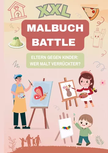 XXL Malbuch Battle Malduell