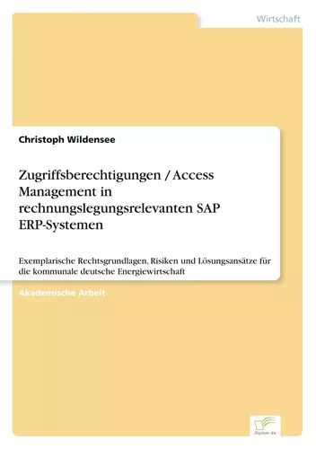Zugriffsberechtigungen / Access Management in rechnungslegungsrelevanten SAP ERP-Systemen